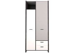 Шкаф KRISTOFF Матера/ Серый SZF2D2S за 28747 ₽
