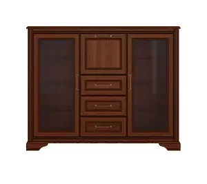 Тумба-витрина Stylius орех донской KOM2W1B3S за 46520 ₽